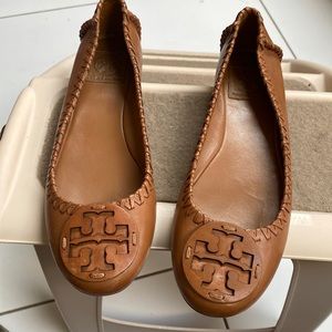 Tory Burch logo flats - size 9
